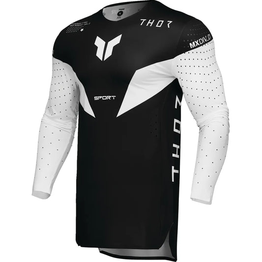 Camiseta Sportmode Strike: blanco/negro
