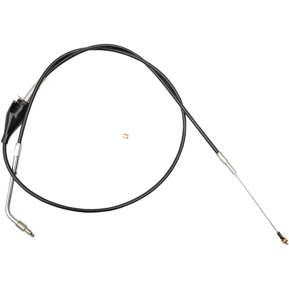 Cable inactivo del manillar trenzado de vinilo negro