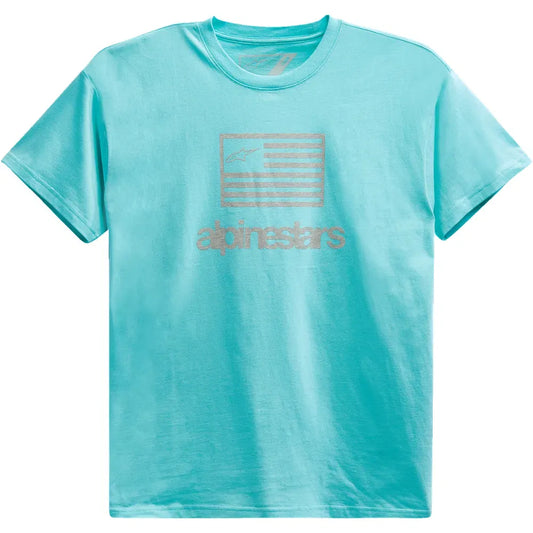 Playera Alpinestars Flag - Aqua