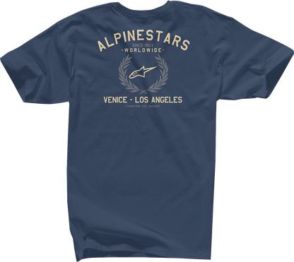 Playera Alpinestars Wreath - Azul