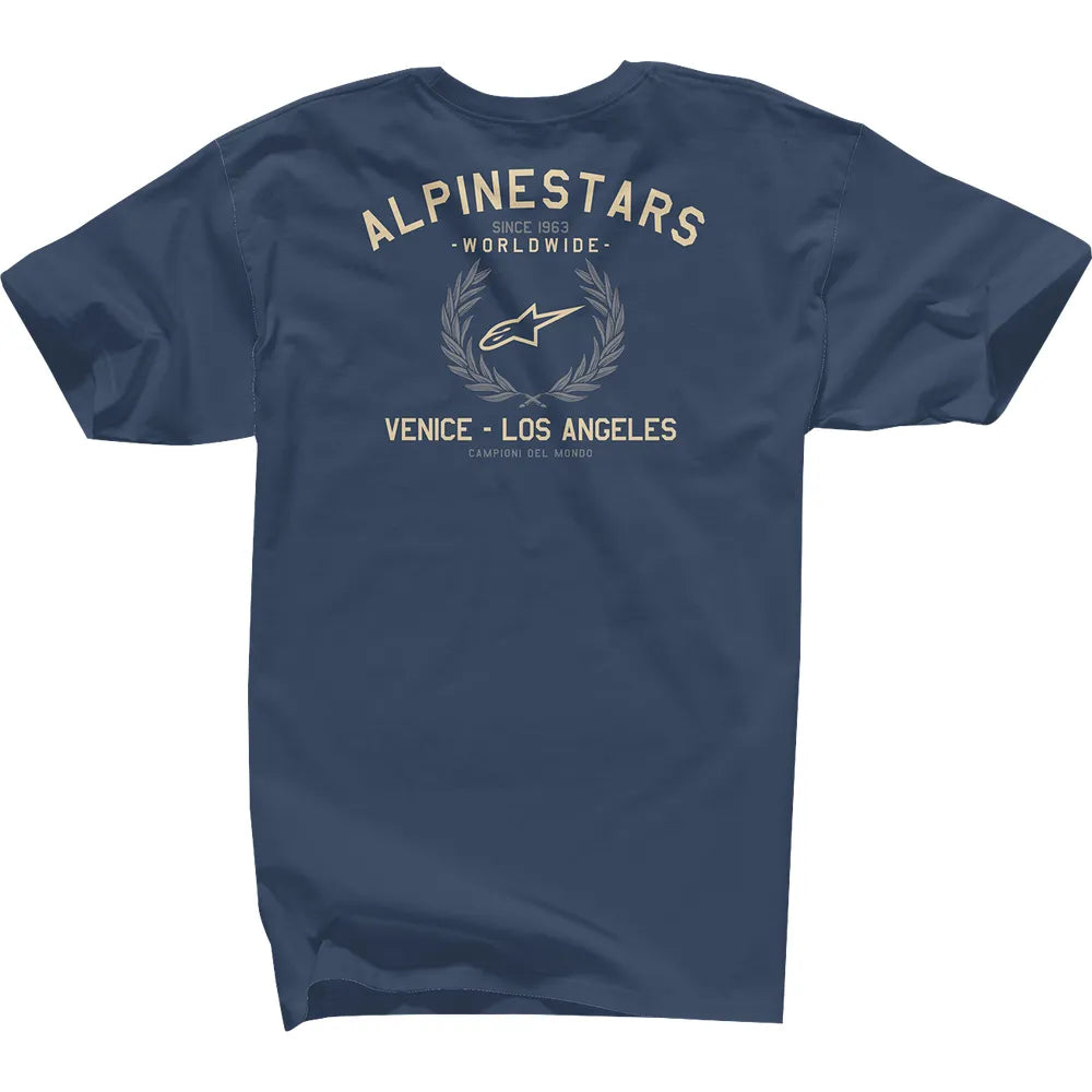 Playera Alpinestars Wreath - Azul