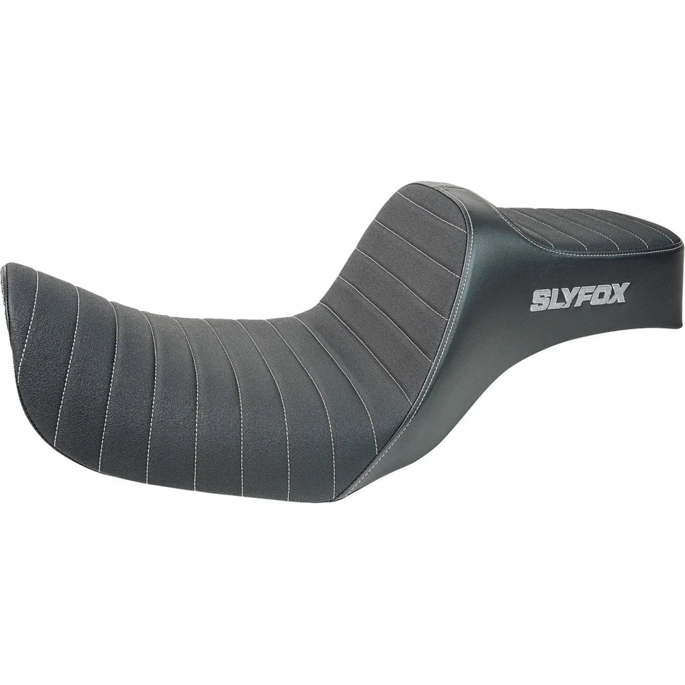Asiento SLYFOX High Noon Vinyl Classic Stitch Gray Logo Dyna '12-'16