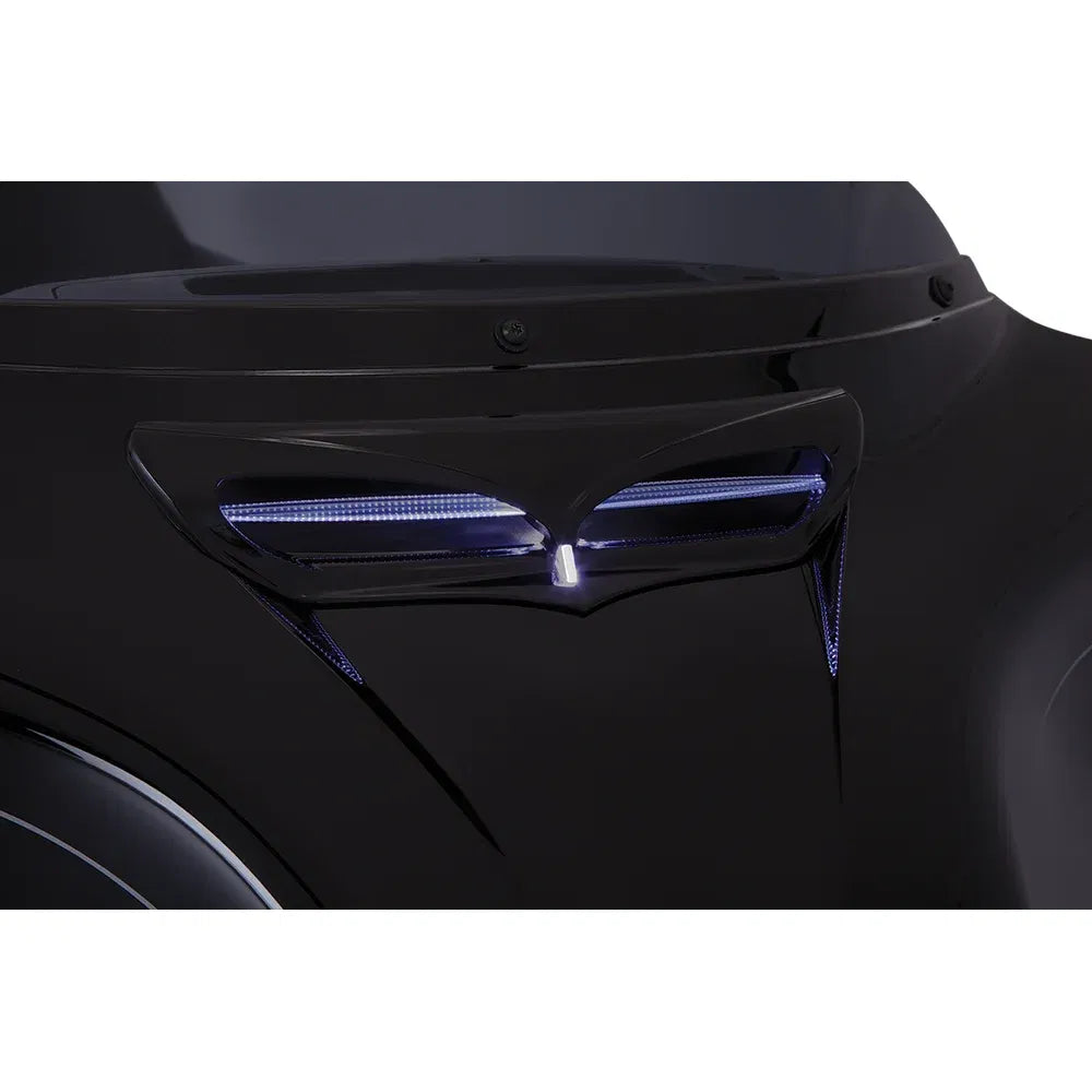 Embellecedor de ventilación de carenado con iluminación led