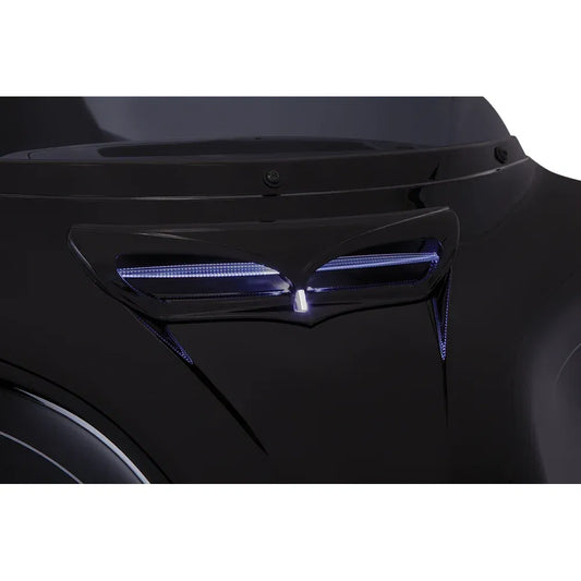 Embellecedor de ventilación de carenado con iluminación led