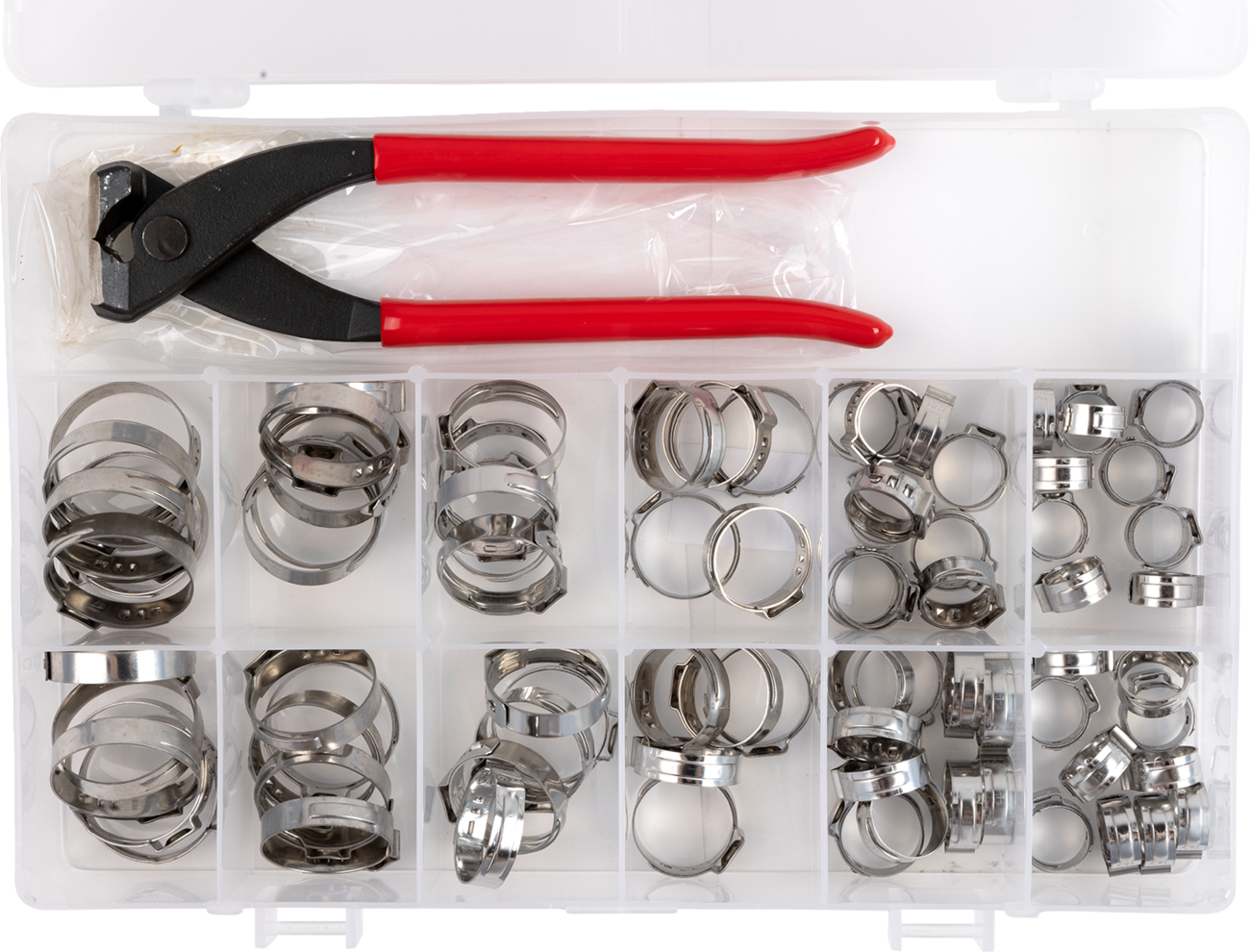 Kit de abrazadera para oreja con pinza para mandíbula