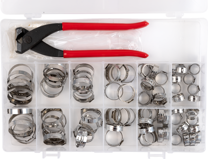 Kit de abrazadera para oreja con pinza para mandíbula