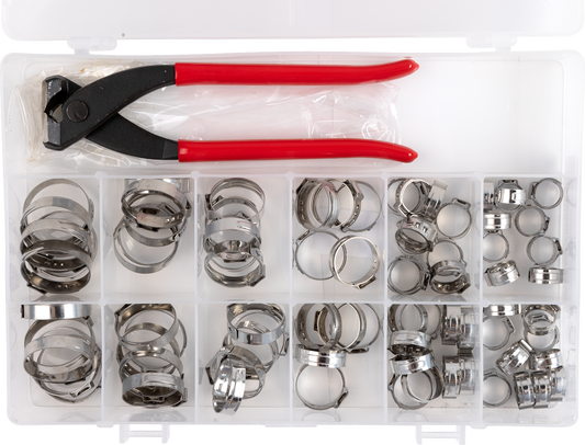 Kit de abrazadera para oreja con pinza para mandíbula