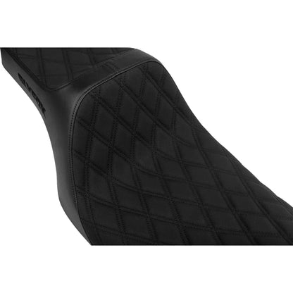 Asiento SLYFOX High Noon Double Diamond Black Logo Black Stitch FLH/FLT '08-'25
