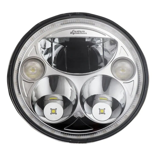 7" TruBEAM® Headlamp - Chrome - Chieftain