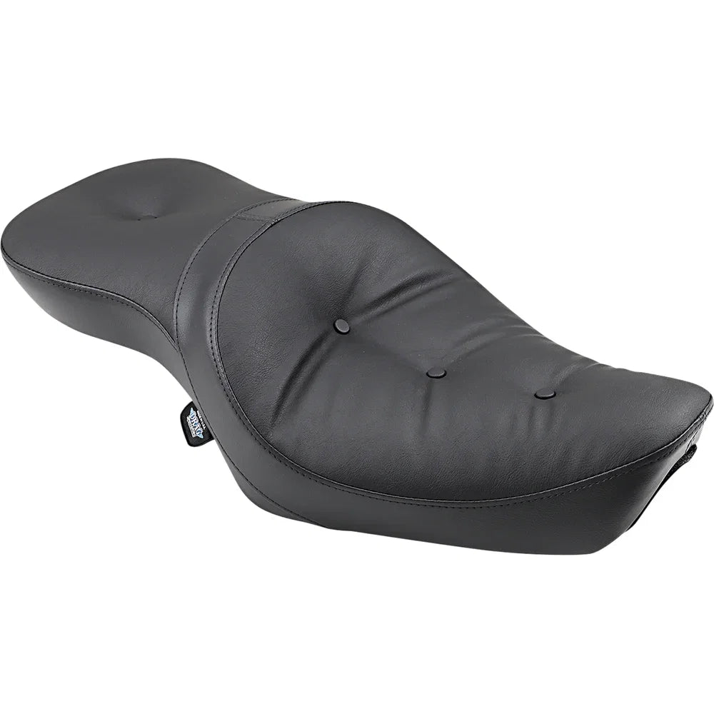 Asiento de vinilo doble de perfil bajo para 2 personas