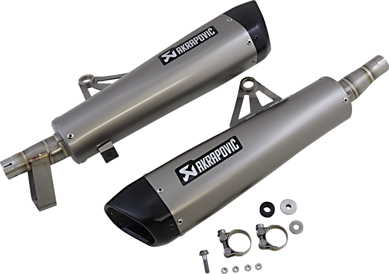 Escape Akrapovic - Titanium Mufflers