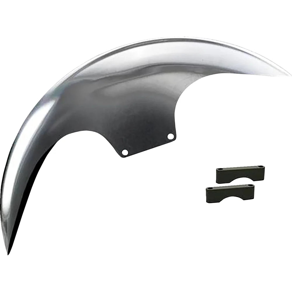 Guardabarros delantero cafe para rueda de 21"