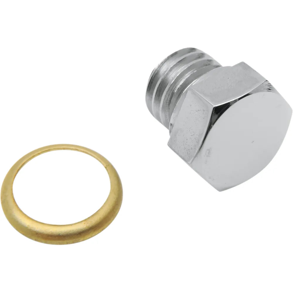 Chrome Hex Drain Plug 1/2-13