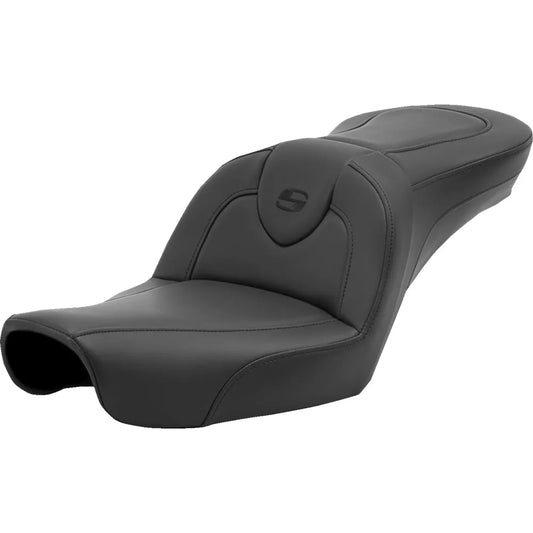 Asiento Roadsofa™ de alcance estándar - Asiento Roadsofa™ - sin respaldo - Negro/Costuras negras - FXD '96-'03