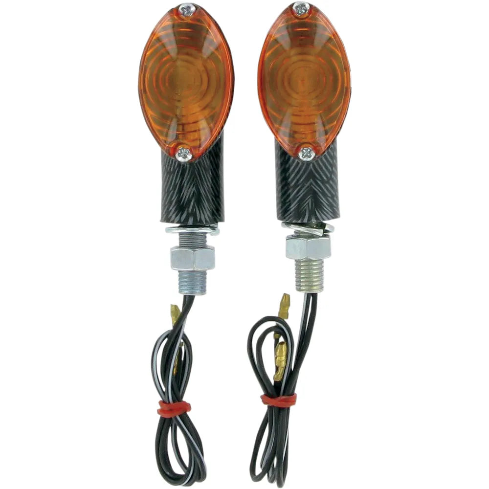 Ultra Mini Marker Lights - Carbon/Amber