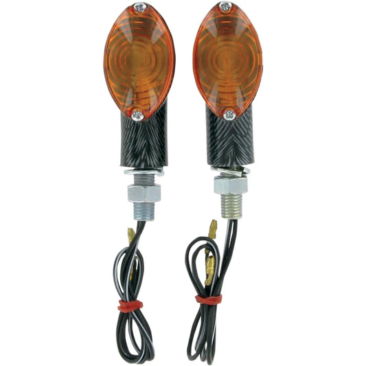 Ultra Mini Marker Lights - Carbon/Amber
