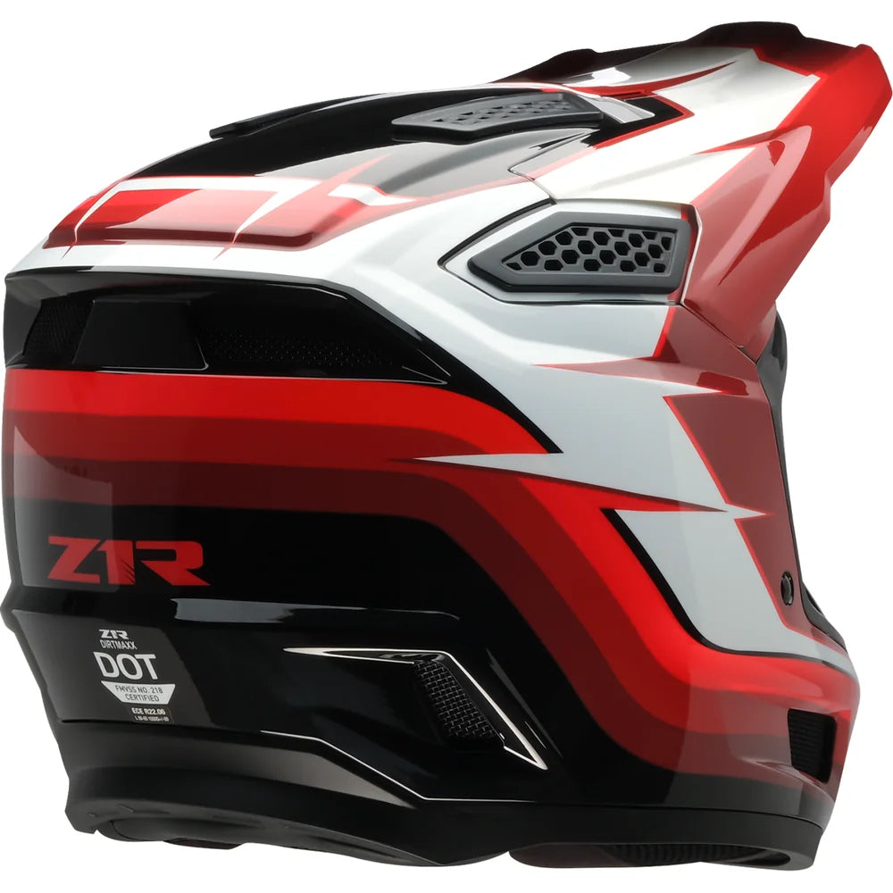 Casco Z1R Dirt Maxx Vortex Red/White