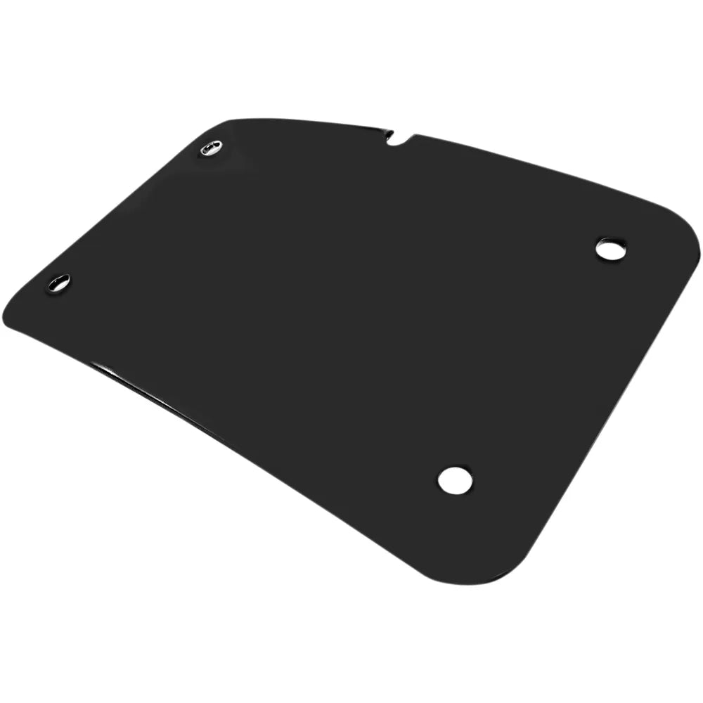 3 Hole License Plate Mount - Harley Davidson - Black