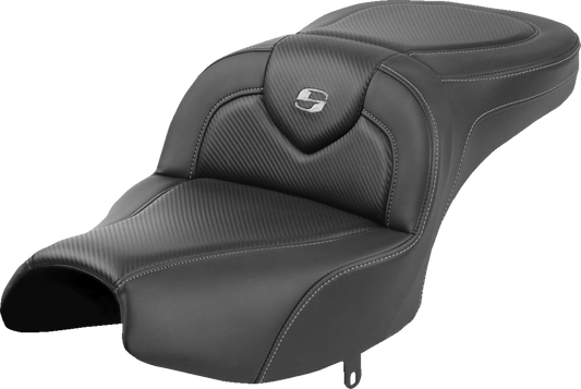Asiento de alcance estándar Roadsofa™ - Asiento Roadsofa™ - Sin respaldo - Negro - Fibra de carbono - Indian Pursuit '22 -'24