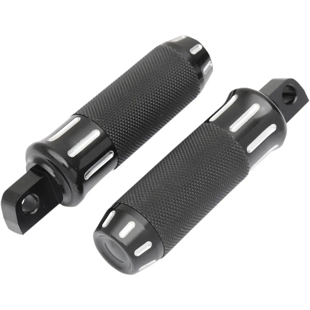 Custom Footpegs - Black Cut