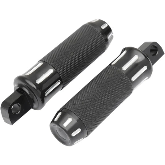 Custom Footpegs - Black Cut