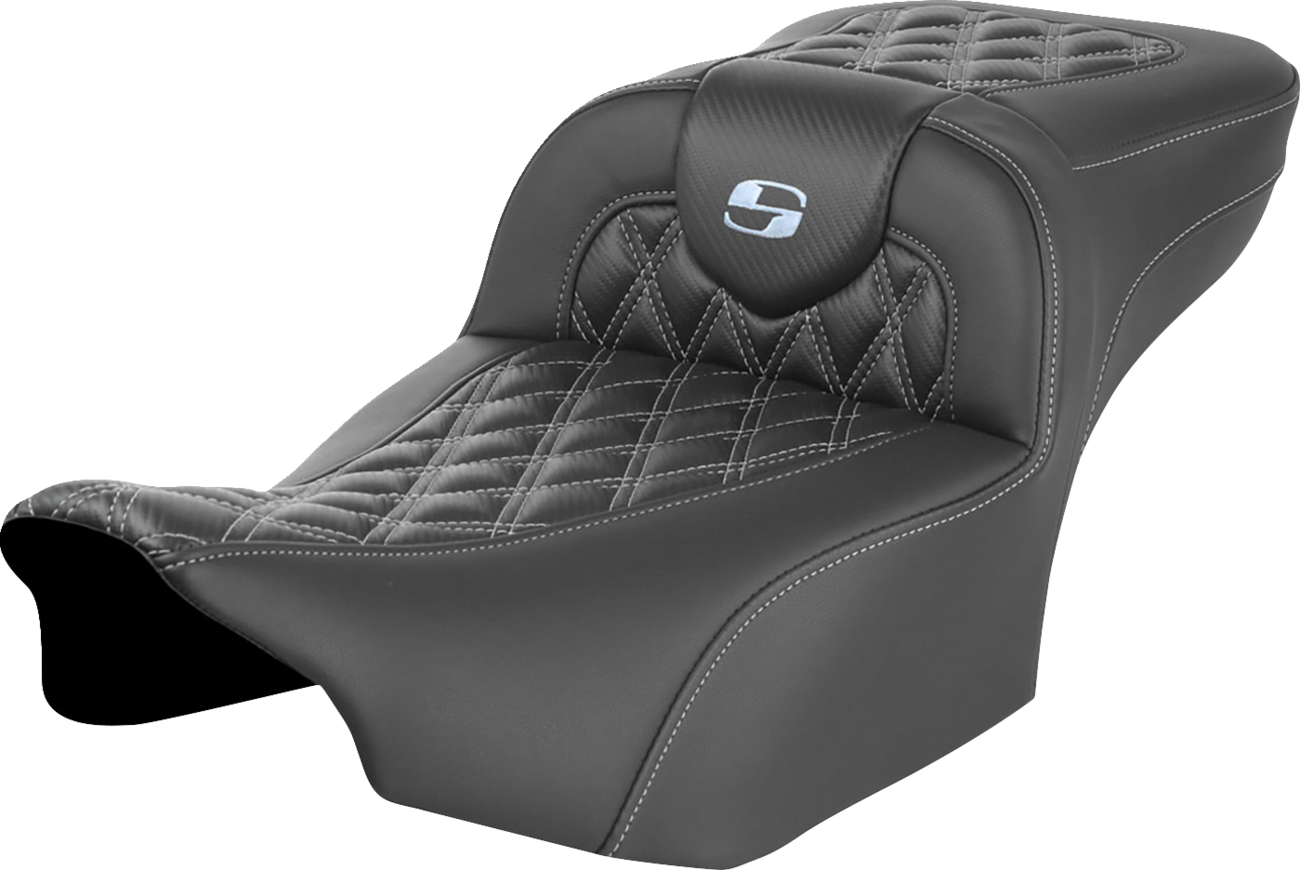 Asiento de alcance extendido Roadsofa™ - Asiento de alcance extendido Roadsofa™ - sin respaldo - Costura de celosía - Costura plateada - FL/FX '23-'24