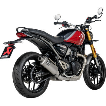 Escape Akrapovic - Slip-On Line Muffler - Titanium - Speed/Scrambler 400