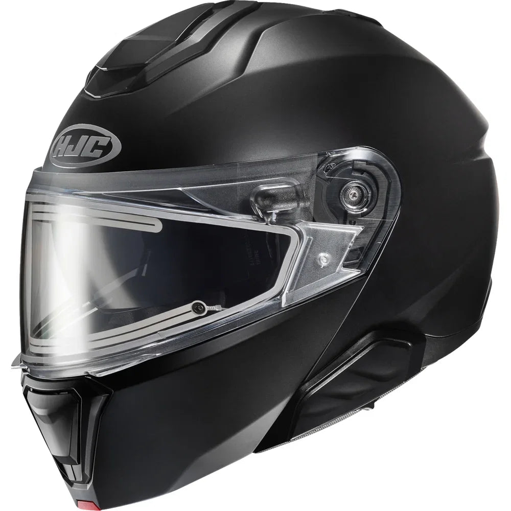 Casco i91 solid modular snow electric plano negro