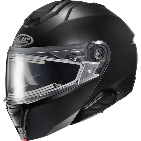 Casco i91 solid modular snow electric plano negro