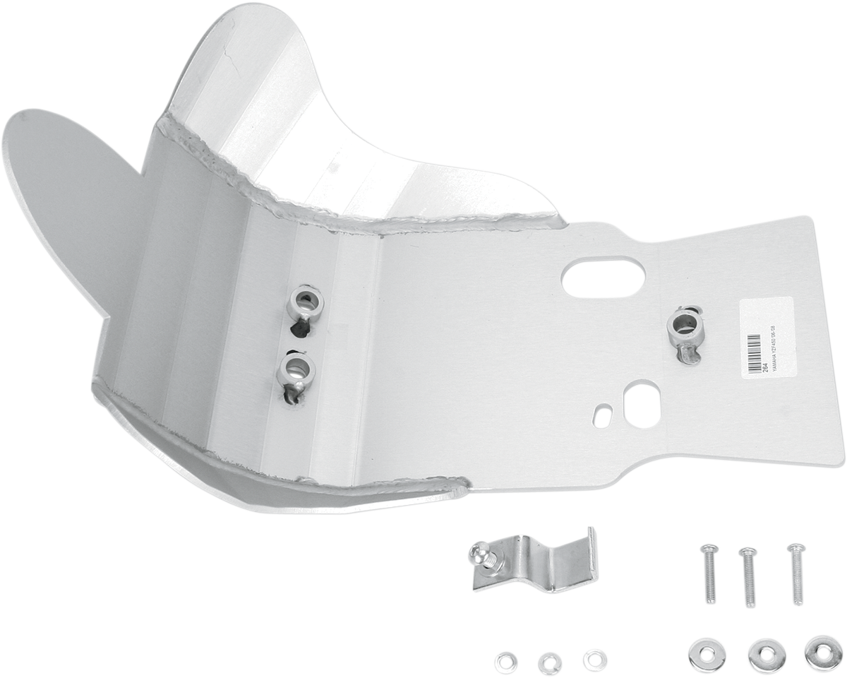 Protector de bajos de aluminio — Protector de bajos - Protector de bajos - Plata - Yamaha - YZ 450 F