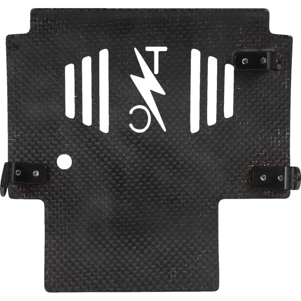 Placa protectora de fibra de carbono forjada