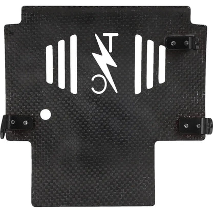 Placa protectora de fibra de carbono forjada