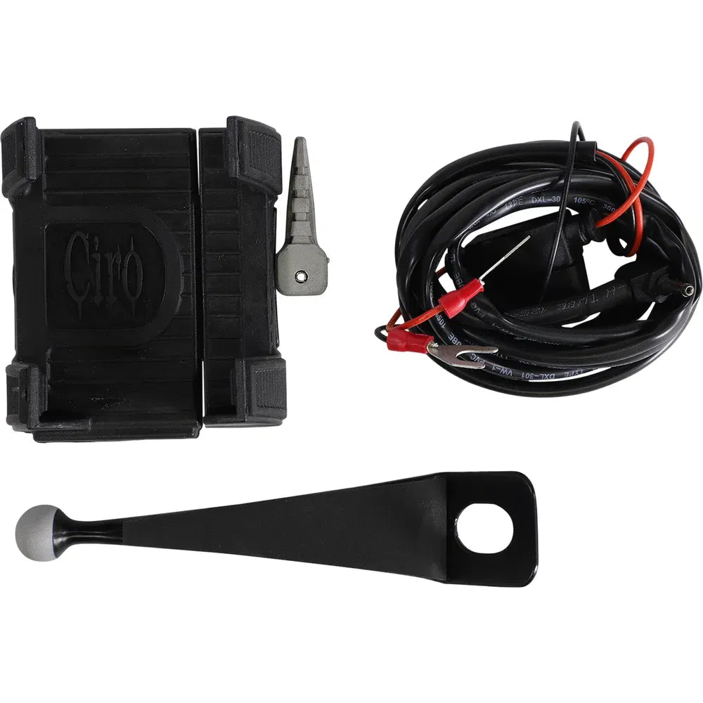Soporte para smartphone/gps con cargador