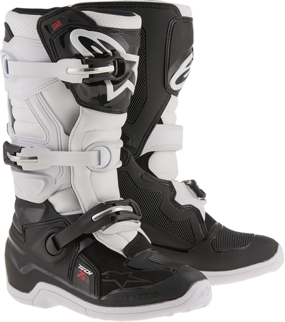 Botas Alpinestars Youth Tech 7S - Blanco/Negro