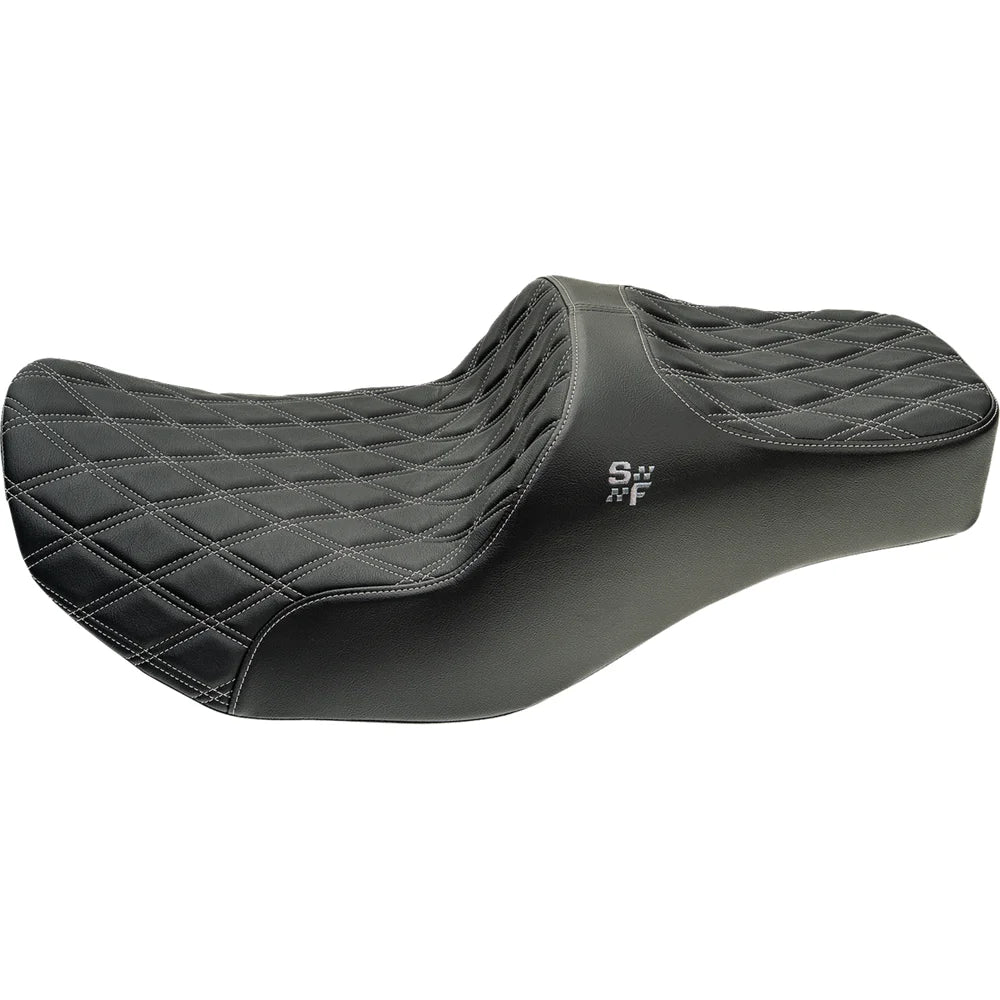 Asiento SLYFOX Chariot Silver Double Diamond Stitch Silver Logo FLH/FLT '23.5-'26