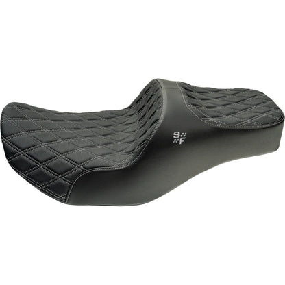 Asiento SLYFOX Chariot Silver Double Diamond Stitch Silver Logo FLH/FLT '23.5-'26
