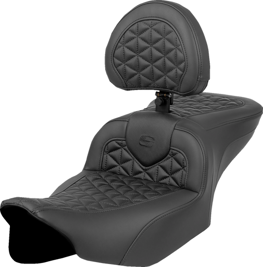 Asiento RoadSofa™ Tri Gripper - Asiento RoadSofa™ Tri Gripper - Alcance estándar - con respaldo - FLH/FLT '23-'24