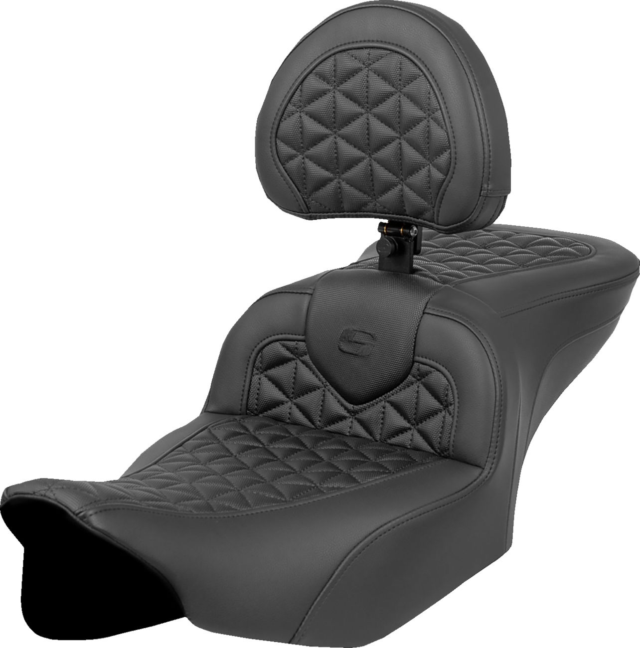Asiento RoadSofa™ Tri Gripper - Asiento RoadSofa™ Tri Gripper - Alcance estándar - con respaldo - FLH/FLT '23-'24