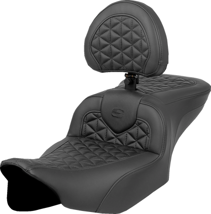 Asiento RoadSofa™ Tri Gripper - Asiento RoadSofa™ Tri Gripper - Alcance estándar - con respaldo - FLH/FLT '23-'24