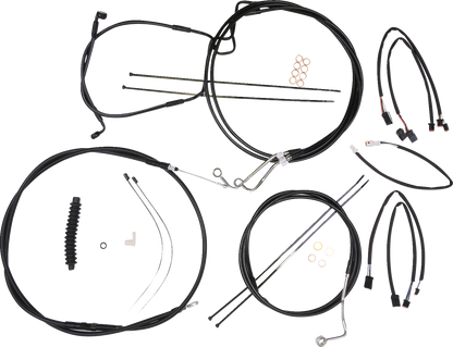 Kit de instalación de manillar XR - Kit de instalación de manillar XR - Colgadores Ape de 12"-14" - FLHRXS '21-'24 - Negro