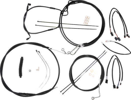 Kit de instalación de manillar XR - Kit de instalación de manillar XR - Colgadores Ape de 12"-14" - FLHRXS '21-'24 - Negro