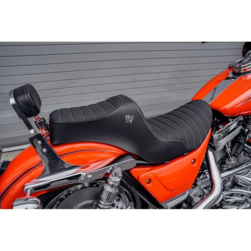 Asiento SLYFOX High Noon Vinyl Silver Classic Stitch FXR '82-'00
