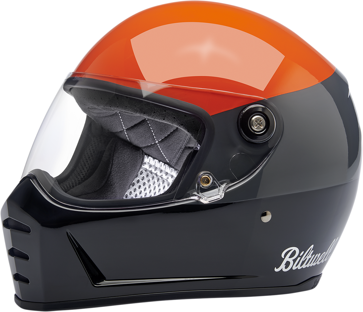 Casco Biltwell Lane Splitter Podium – Gloss Orange/Gray/Black