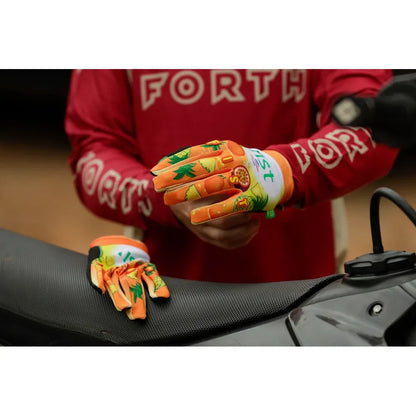 Guantes de ponche de frutas con correas