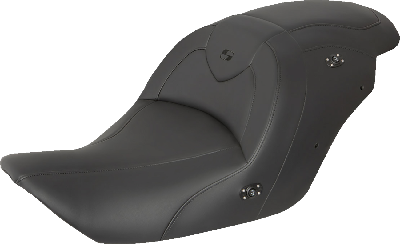 Asiento RoadSofa™ con calefacción - Asiento - RoadSofa™ - sin respaldo - Negro con costuras negras - Con calefacción - GL1800 '14-'17