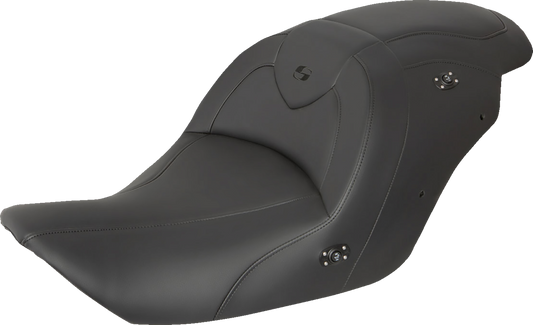 Asiento RoadSofa™ con calefacción - Asiento - RoadSofa™ - sin respaldo - Negro con costuras negras - Con calefacción - GL1800 '14-'17