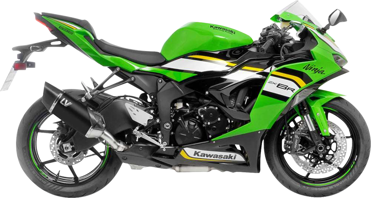 Silenciador deslizante LV-14 R Black Edition - Silenciador deslizante LV-14 R Black Edition - Kawasaki ZX-6R