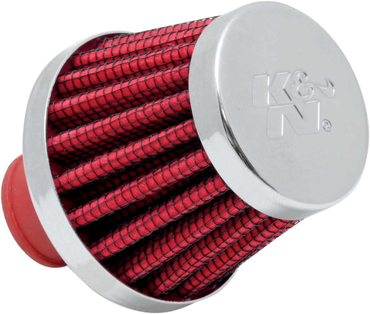 Filtro de ventilación del cárter con base de goma - Filtro de ventilación del cárter con base de goma - Rojo - DI de 3/8"