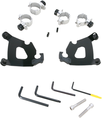 Kit de herrajes Cafe Fairing Trigger-Lock - Kit de montaje Cafe - Negro - XL1200X
