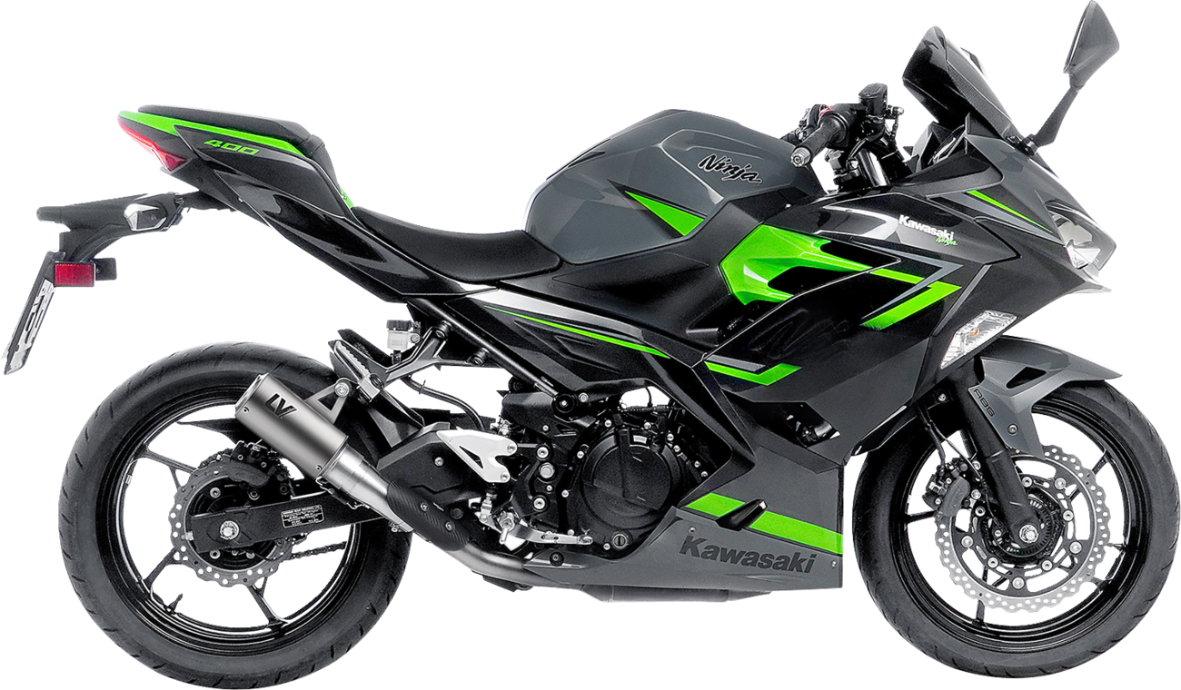 Silenciador Slip-On LV Corsa S - Silenciador Slip-On LV Corsa S - Titanio - Kawasaki Ninja 400/500